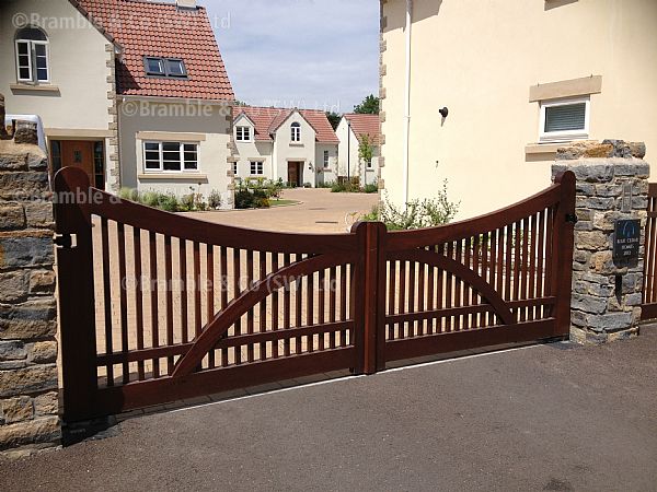 Bespoke wooden gates, Wrington,Bristol